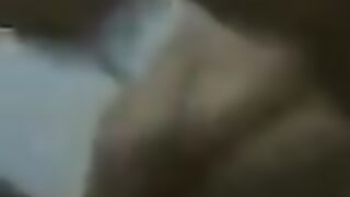 A BBW woman is dancing naked in front of her husband, showcasing her curves