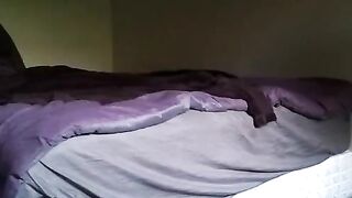 A girl did not know about the camera and had sex with an ex-boyfriend