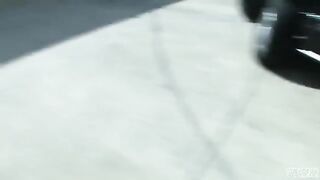 Blonde teen Blair Summers getting fucked on the parking lot