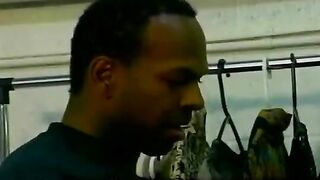 Two black guys are having fun without girls, enjoying each other’s company