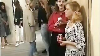 The teacher gave a lesson in sex to her student