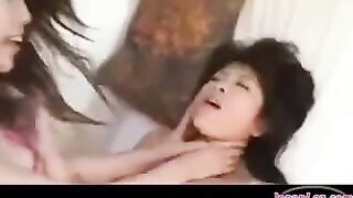 Beautiful Korean woman gets fucked hard without any clothes on