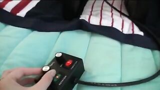 Three girls having fun and enjoying intense pleasure with their sex toys