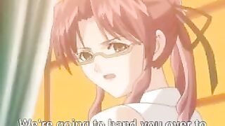 Hentai with a hot chick from a cleaning lady and owner’s son