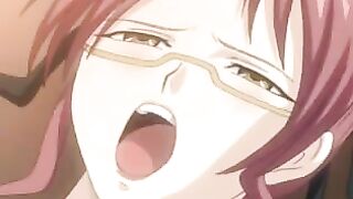 Hentai with a hot chick from a cleaning lady and owner’s son