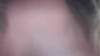 A smiling chick with big natural tits asks to fuck her
