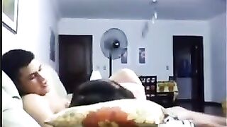 Evening on the couch is always dedicated to passionate action