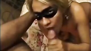 A woman is fucking with another guy in front of her husband