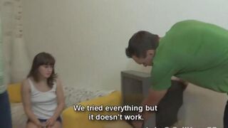 Brother Trachnul Sesstin fucks a young girl on the couch