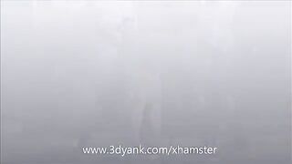Babe-anime has sex with two huge monsters, it was awesome
