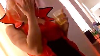 Student orgy sex party in Halloween style - eporn