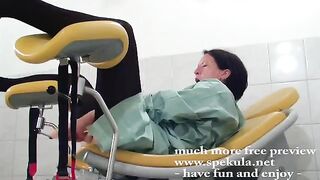 The girl was fucked by a gynecologist with intense passion in his office