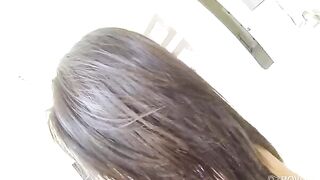 First-person sex with a beautiful young brunette who has never had sex before
