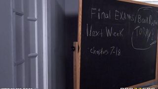 The student gets fucked by her teacher hard