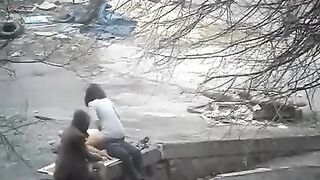 The young guy was photographing sex on the city streets