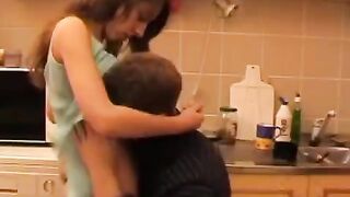 Father, under the influence, fucked his daughter, who did not resist - Russian prno