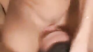 A woman sat on his face and ordered to lick her pussy