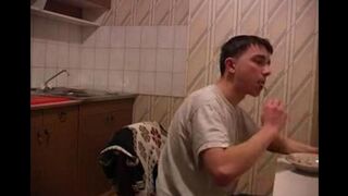 The mother was raped in the kitchen, it is much more interesting than the usual incest