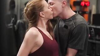 The guy is having anal training with a dominant adult