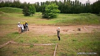 The guy barely restrained himself from fucking her hard