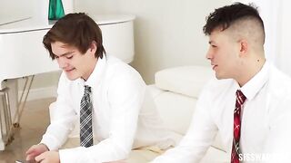 A couple of secret crushes got fucked in a steamy 18-year-old scene
