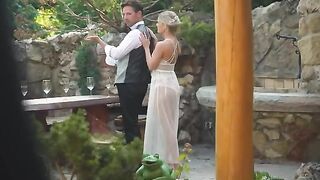 Honeymooners decided to try a threesome sex with friends