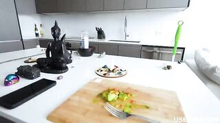 The best dinner is the protein from her son-in-law - Arisha_Mills