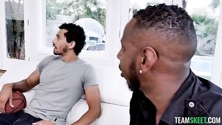 Our Tutor Knows Best - amazing interracial threesome FMM action
