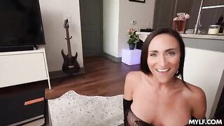 She will end up with a load of cum all over her face