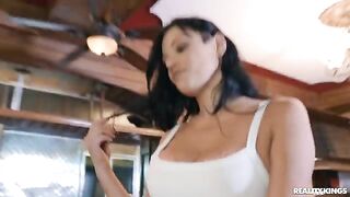 The girl was very excited and waited for a cock with passion