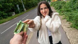 A passenger got into the Fake Taxi on the street for money