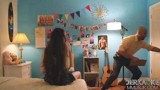 A freshman girl breaks the rule and has sex with a professor