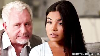 Summer got a role in a steamy old/young scene