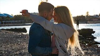 Total satisfaction of young lovers through gentle sex