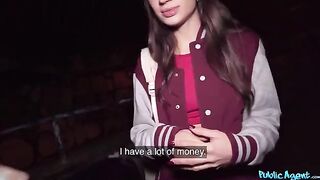 This French Girl is Crazy, she loves to fuck for money on the street