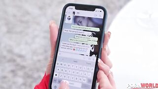 Hearts broken, Alexa Flexy got fucked by the neighborhood stud and his mate