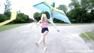 A girl would like to have sex right in the nature