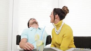 Suburban woman, full of desire and passionate for cock