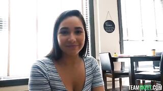 Hands On Advice - beautiful tits Latina pussy fuck from first person