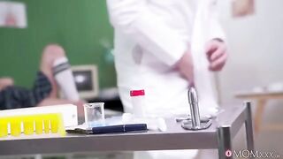 A hot girl is cures the doctor of impotence in a steamy scene