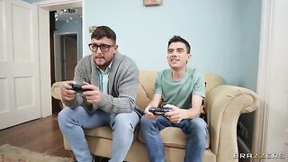 The girl came home at the wrong moment for her husband