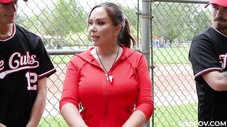 A hot MILF is explaining the meaning of life through sex