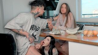 You won't see anything, it's not worth watching this shit