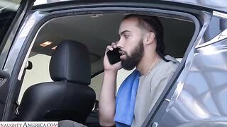 A nice guy helped a girl in need, and she repaid him properly