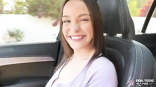 A girl with a big breast gets what she wants from her boyfriend