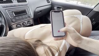 I used my phone stand to film my stepbrother’s tight pussy