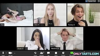 You can watch and envy as she gets fucked right in public