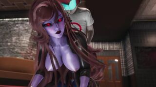 The boyfriend cheats on his GF with her MILF mom in FNF