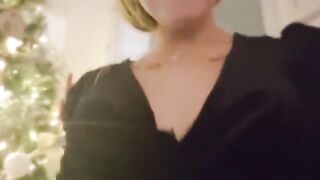 The pretty French girl cooks a dessert for her boyfriend