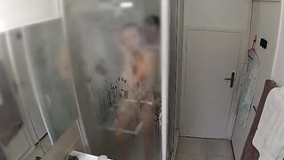 Babe didn’t let me wash in peace, so we fucked in the shower